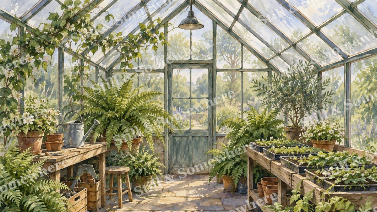 The Silent Greenhouse, paintings artwork preview