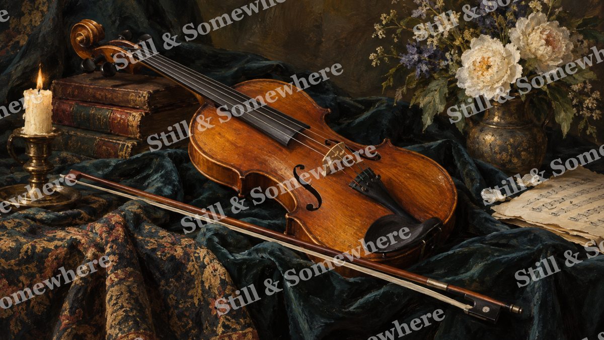 The Golden Violin, paintings artwork preview