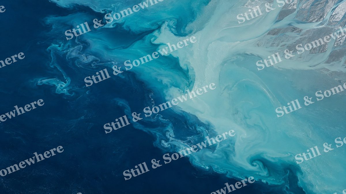 Glacial Meltwater Plume, ocean artwork preview