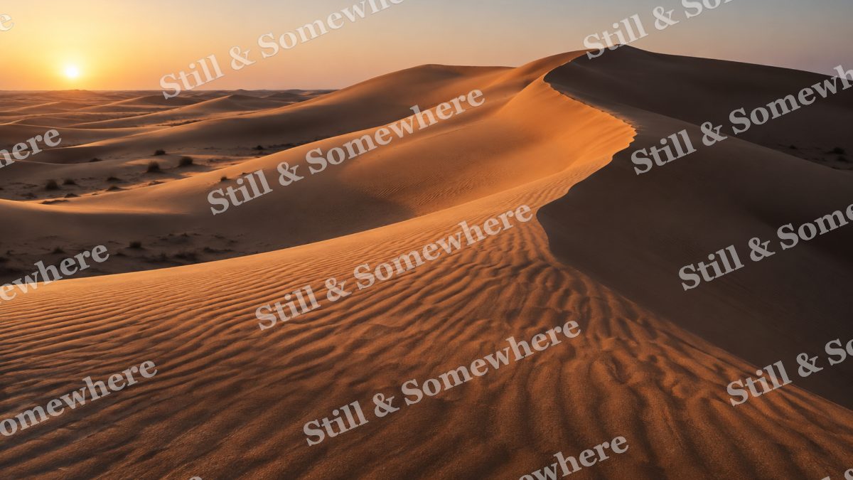 Wind Ripples on Desert Dunes, scenery artwork preview