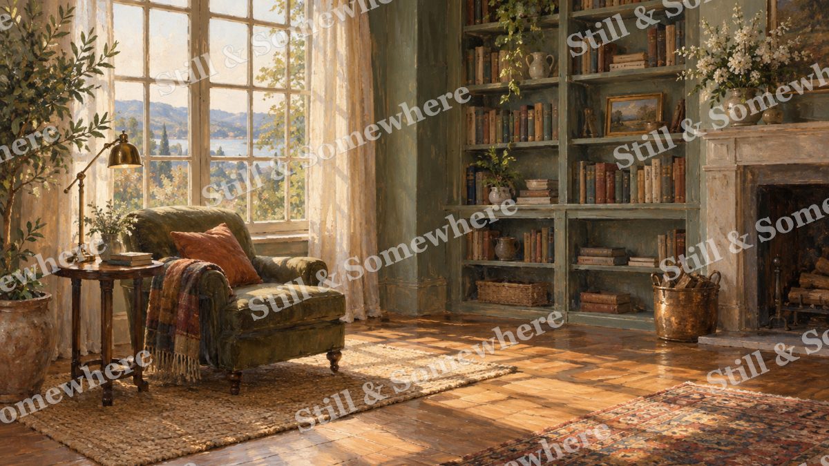 The Empty Reading Room, paintings artwork preview