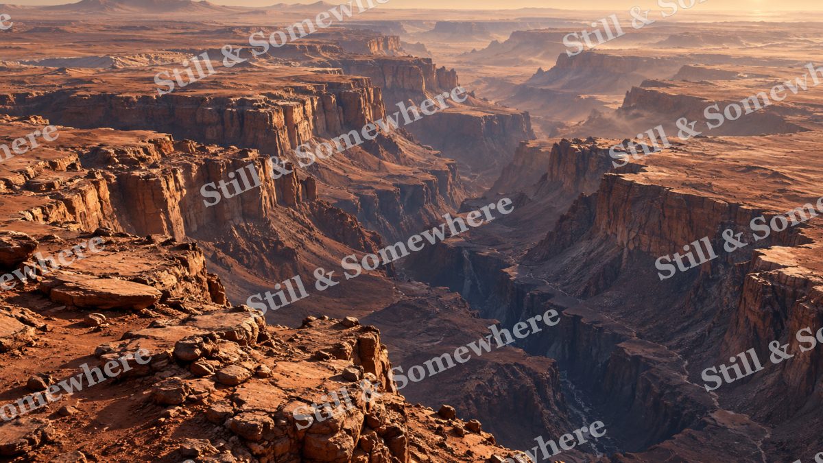 Space 20 Red Planet Canyon, space artwork preview