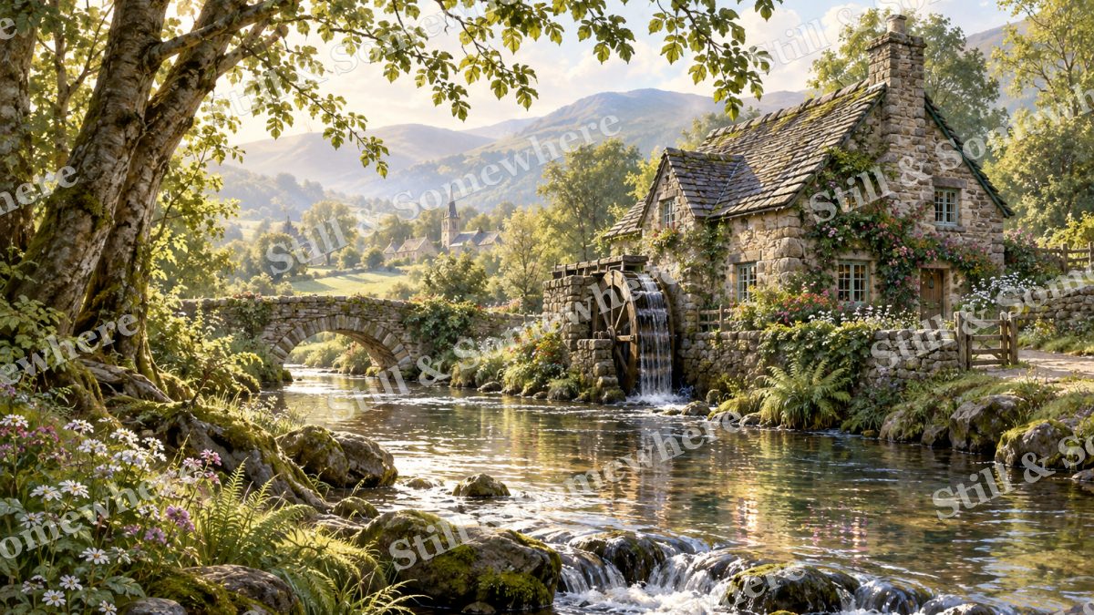 The Millstream Cottage, cottages artwork preview