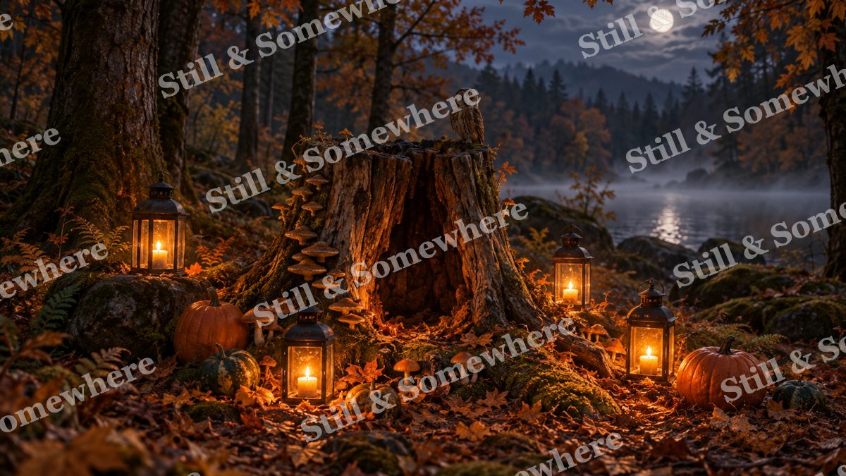 14 Forest Lantern Circle, halloween artwork preview