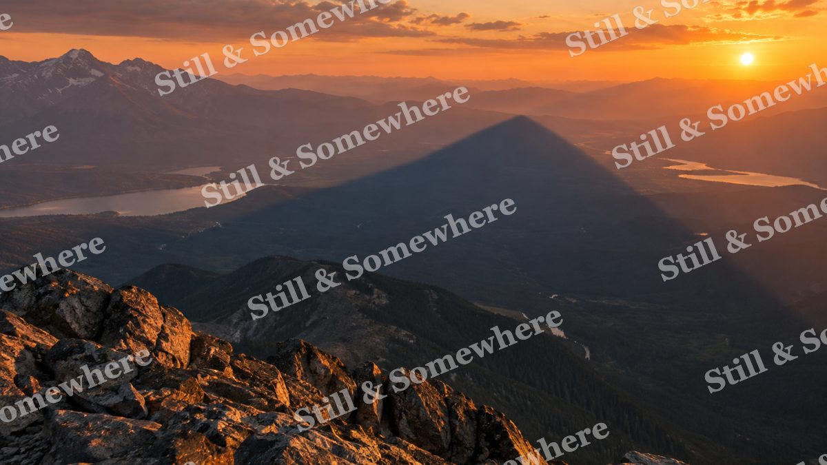 Shadow Across Valley, mountains artwork preview