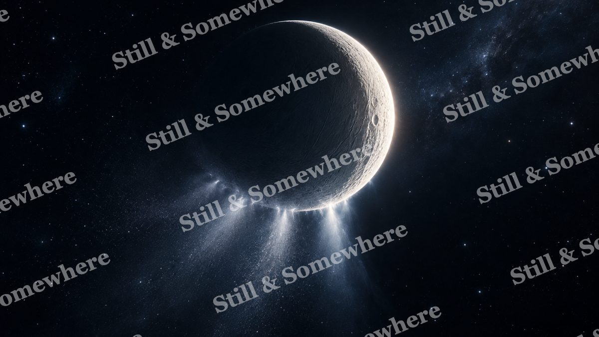 Space 14 Ice World Plumes, space artwork preview