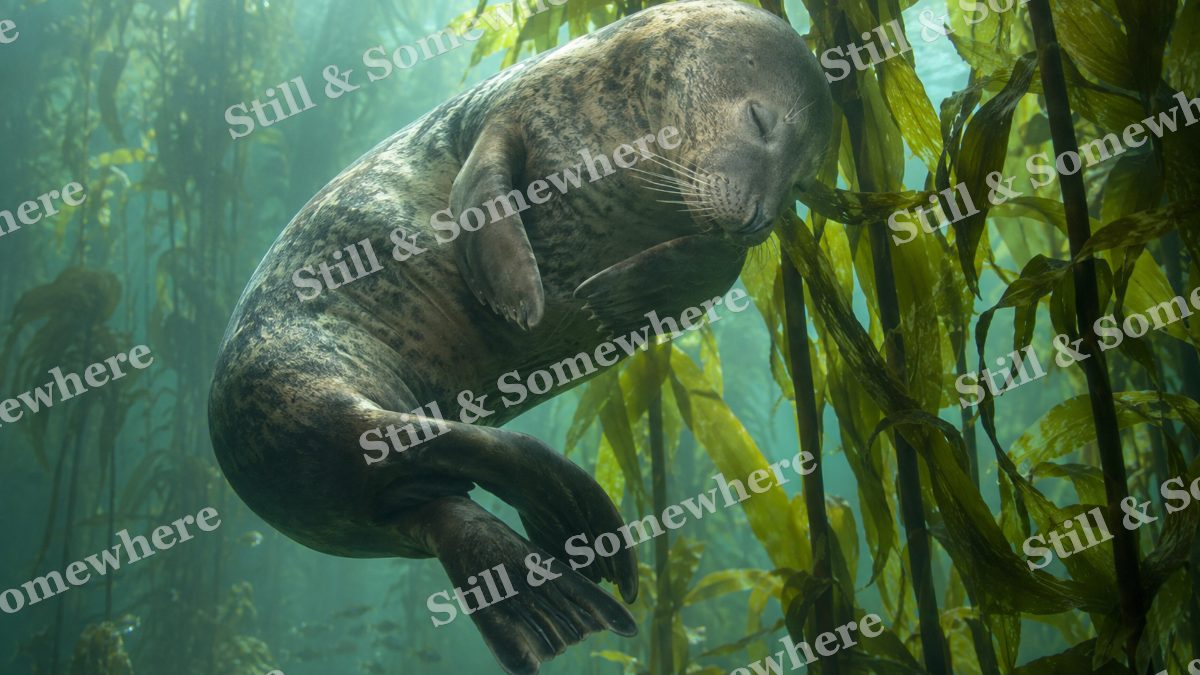 Sleeping Seal Kelp, ocean artwork preview
