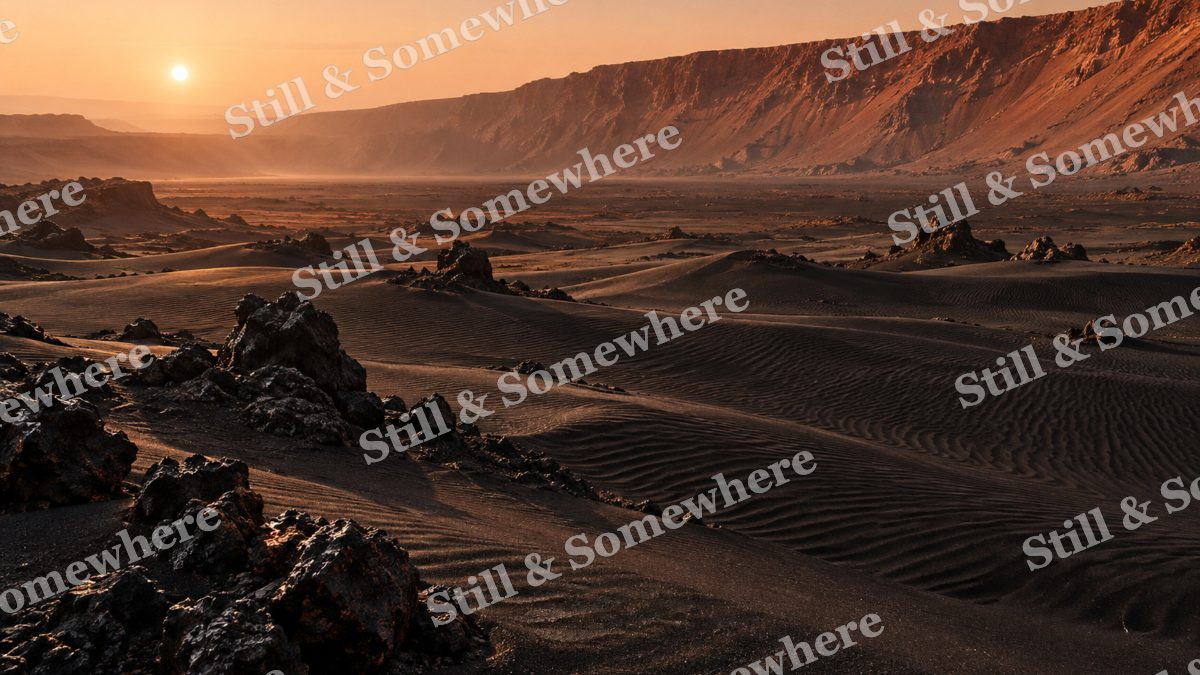 Space 21 Red Planet Dunes, space artwork preview