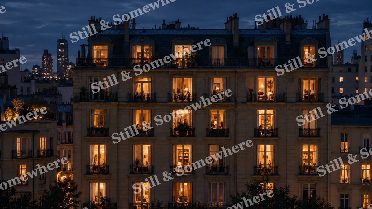 Lights Apartment Window Mosaic, city lights artwork preview