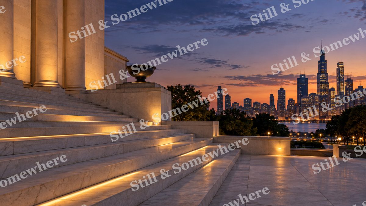 Lights Metropolitan Steps, city lights artwork preview